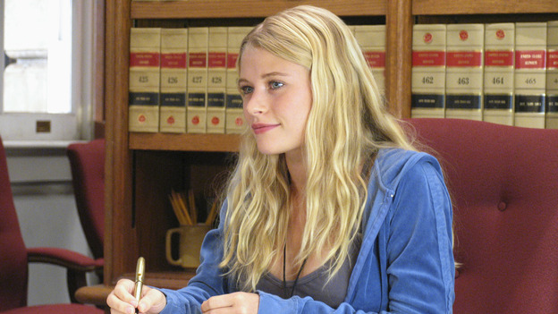 LOST - "Raised By Another" - Jack, Kate and Charlie wonder if Claire's disturbing nightmares might be coming true to threaten her life and the life of her unborn child, and a missing castaway returns with frightening news about what lies just beyond the mountains, on "Lost," WEDNESDAY, DECEMBER 1 (8:00-9:01 p.m., ET), on the ABC Television Network. (ABC/MARIO PEREZ) EMILIE DE RAVIN