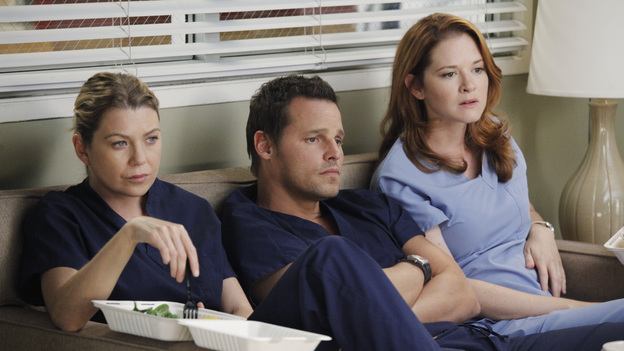 GREY'S ANATOMY - "Remember the Time" - (ABC/RICHARD CARTWRIGHT)ELLEN POMPEO, JUSTIN CHAMBERS, SARAH DREW