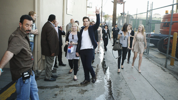 JIMMY KIMMEL LIVE'S TWILIGHT SAGA: TOTAL ECLIPSE OF THE HEART - Jimmy Kimmel welcomes Twilight stars Robert Pattinson, Kristen Stewart, Taylor Lautner and many others in a primetime special  "Jimmy Kimmel Live's Twilight Saga: Total Eclipse of the Heart" to air WEDNESDAY, JUNE 23 at 10 p.m., ET/PT on ABC. (ABC/MICHAEL DESMOND)PETER FACINELLI, DAKOTA FANNING