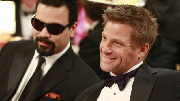 DESPERATE HOUSEWIVES - "In Buddy's Eyes" - Tom and a newly blind Carlos at the Founders Day Ball, on Desperate Housewives," SUNDAY, APRIL 20 (9:00-10:02 p.m., ET) on the ABC Television Network. (ABC/RON TOM) RICARDO ANTONIO CHAVIRA, DOUG SAVANT
