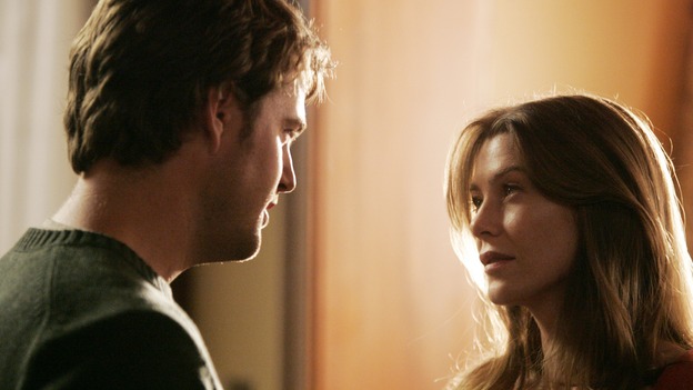 GREY'S ANATOMY - "I Am a Tree" - Cristina meets Burke's parents -- and in the most awkward of circumstances -- the interns campaign for Izzie's reinstatement to the surgical intern program, Addison takes a break from her hospital duties, and a surgical patient lives what may be her last day to the fullest, on "Grey's Anatomy," THURSDAY, SEPTEMBER 28 (9:00-10:01 p.m., ET) on the ABC Television Network. (ABC/VIVIAN ZINK)CHRIS O'DONNELL, ELLEN POMPEO