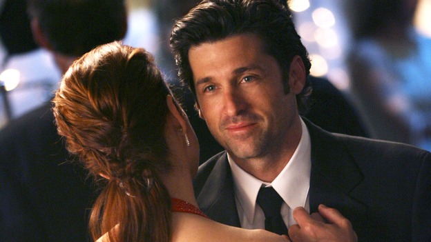 GREY'S ANATOMY - In the first hour of part two of the season finale of ABC's "Grey's Anatomy" -- "Deterioration of the Fight or Flight Response" -- Izzie and George attend to Denny as the pressure increases to find him a new heart, Cristina suddenly finds herself in charge of an ER, and Derek grapples with the realization that the life of a friend is in his hands. In the second hour, "Losing My Religion," Richard goes into interrogation mode about a patient's condition, Callie confronts George about his feelings for her, and Meredith and Derek meet about Doc. Part two of the season finale of "Grey's Anatomy" airs MONDAY, MAY 15 (9:00-11:00 p.m., ET) on the ABC Television Network. (ABC/SCOTT GARFIELD)KATE WALSH, PATRICK DEMPSEY