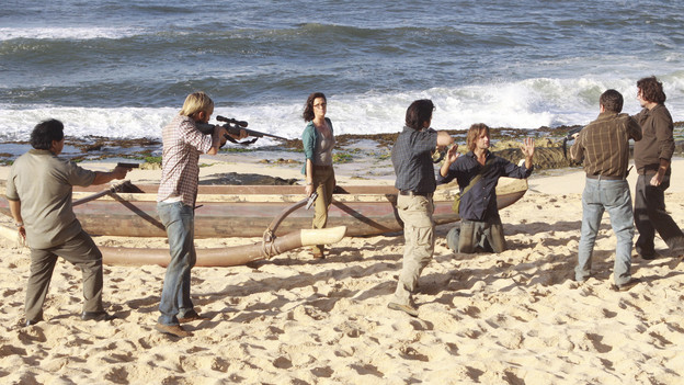 LOST - "Recon" - Locke tasks Sawyer with a mission, on "Lost," TUESDAY, MARCH 23 (9:00-10:00 p.m., ET) on the ABC Television Network.  (ABC/MARIO PEREZ)SHEILA KELLEY, JOSH HOLLOWAY