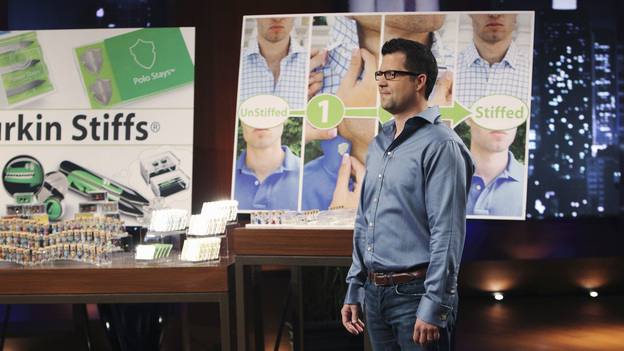 SHARK TANK -"Episode 205" - ABC will air a special sneak preview episode of Season Two of its hit reality series, "Shark Tank," SUNDAY, MARCH 20 (9:00-10:00 p.m., ET). In the preview, "Episode 205," the Sharks are stunned to discover the shark-like exploits of a sweet-faced sister duo with a children's dance company; a chef from Tennessee hopes to whet the Sharks' appetites with his delectable seafood products; and a winemaker from Oregon believes he has a game-changing new product that will revolutionize the wine industry. Also, an entrepreneur with a line of men's accessories has his hopes set on partnering with Daymond John - but his big mouth infuriates this Shark and could jeopardize the entire deal. (ABC/CRAIG SJODIN)JONATHAN BOOS (WURKIN STIFFS)