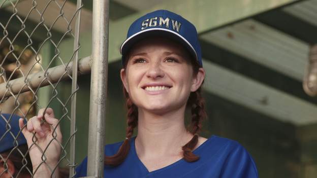 GREY'S ANATOMY - "Put Me In, Coach" - Owen stresses teamwork and moves his leadership role over to the baseball field when he signs the doctors up for a baseball league, pitting them against their biggest competition, Seattle Presbyterian; Lexie tries to hide her jealous rage when she sees Mark with a new woman, but her emotions get the better of her; Alex fights to keep Zola at Seattle Grace after it is suggested that she be moved to another hospital due to a conflict of interest with Meredith and Derek; and Richard scolds Meredith and Bailey for their feud, on Grey's Anatomy, THURSDAY, OCTOBER 27 (9:00-10:02 p.m., ET) on the ABC Television Network. (ABC/RICHARD CARTWRIGHT)SARAH DREW