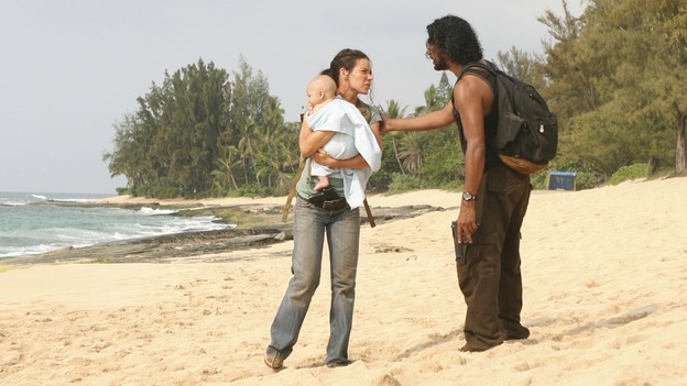 LOST - "There's No Place Like Home," Part 1 - The face-off between the survivors and the freighter people begins, on "Lost," THURSDAY, MAY 15 (10:02-11:00 p.m., ET) on the ABC Television Network.  (ABC/MARIO PEREZ)EVANGELINE LILY, NAVEEN ANDREWS