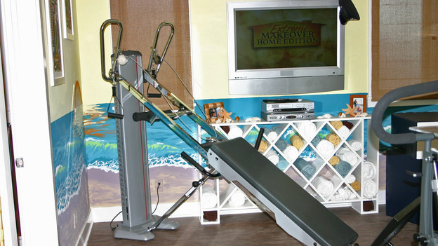 EXTREME MAKEOVER HOME EDITION - "Ripatti Family," - Workout&nbsp;Room, on "Extreme Makeover Home Edition," Sunday, December 10th on the ABC Television Network.