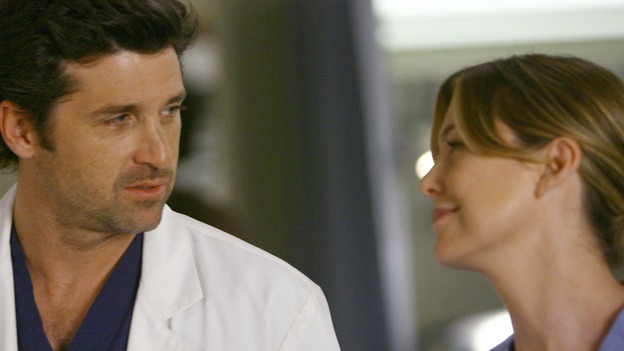 GREY'S ANATOMY - "Dream a Little Dream of Me" - Meredith is thinking of asking Derek to move in with her, on "Grey's Anatomy," THURSDAY, SEPTEMBER 25 (9:00-11:00 p.m., ET) on the ABC Television Network. (ABC/SCOTT GARFIELD) PATRICK DEMPSEY, ELLEN POMPEO