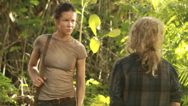 LOST - "Recon" - Locke tasks Sawyer with a mission, on "Lost," TUESDAY, MARCH 23 (9:00-10:00 p.m., ET) on the ABC Television Network.  (ABC/MARIO PEREZ)EVANGELINE LILLY, EMILIE DE RAVIN