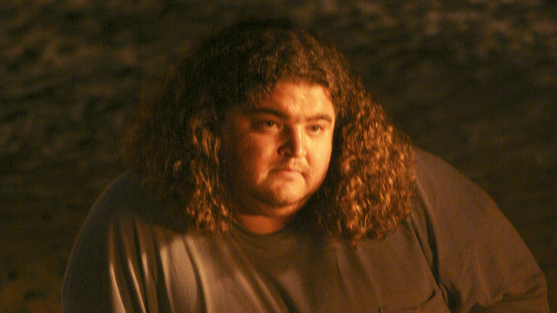 102302_1913 -- LOST - "Numbers" - When Hurley becomes obsessed with the French woman and heads into the jungle to find her, Jack, Sayid and Charlie have no choice but to follow. Meanwhile, Locke asks Claire to help build a mysterious item, on "Lost," WEDNESDAY, MARCH 2 (8:00-9:03 p.m., ET), on the ABC Television Network. (ABC/MARIO PEREZ) JORGE GARCIA