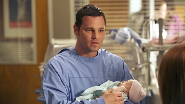 GREY'S ANATOMY - "Testing 1-2-3" - The interns take the biggest test of their careers, their first-year medical exams, as the residents attend to three injured mountain climbers. Meanwhile Callie's suspicions of George and Izzie grow, and Cristina struggles to write her wedding vows, on "Grey's Anatomy," THURSDAY, MAY 10 (9:00-10:01 p.m., ET) on the ABC Television Network. (ABC/DEAN HENDLER)JUSTIN CHAMBERS